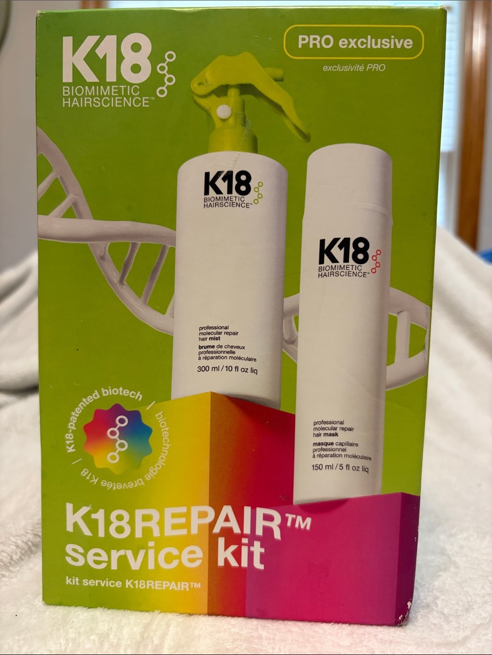 K18 Biomimetic Hairscience Repair Service Kit  Salon Grade